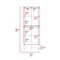 Tuhome Pamplona Double Kitchen Pantry, Double Door, Four Legs, Four Shelves, Light Oak/White ADB7160 - alternate 8